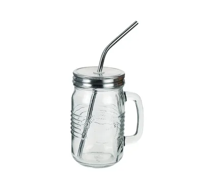 Produktbild von Zassenhaus Trinkbecher mit Trinkhalm 400 ml Old Fashion