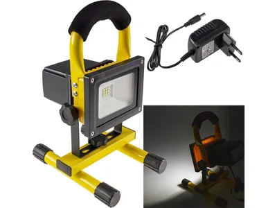 Immagine prodotto di Faretto da cantiere a LED con batteria ricaricabile REV "SPOT-10"7W, 600lm, autonomia 1,5h