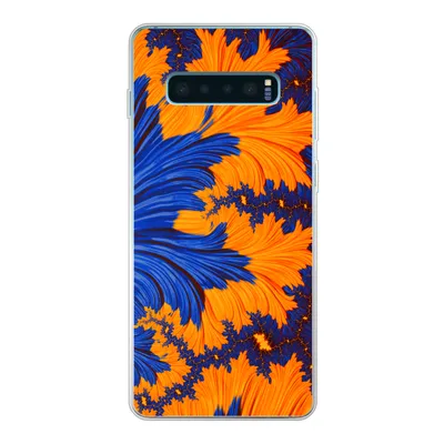 Produktbild von MuchoWow® Handyhülle Schutzhülle Hülle für Samsung Galaxy S10 Lite Blätter - Kunst - Psychedelisch Silikon Softcase Handy Hülle - Schutz