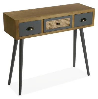 Imagen del producto de Mesa consola para recibidor con 3 cajones