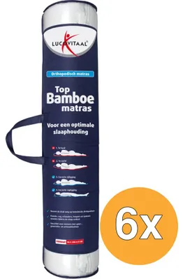 Produktbild von 6x Lucovitaal Bambus-Topperauflagen (1 Stück)