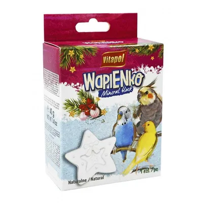 Produktbild von Vitapol Wapenko - Natürlicher Kalksteinstern für Papageien 40g