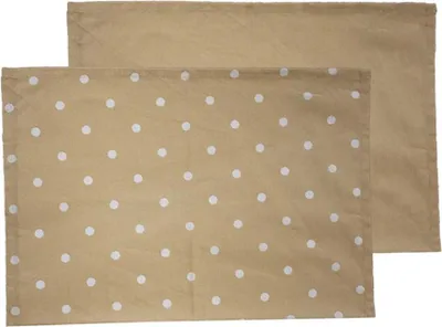 Imagen del producto de Home Elements: Manteles individuales, color beige. Cantidad: 6 unidades