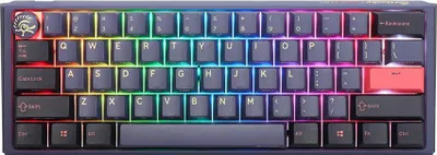 Obrázok produktu pre Ducky One 3 Mini - Mini - Drôtový - USB - Mechanický spínač - RGB LED - Modrý