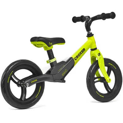 Produktbild von Laufrad Lauflernrad Croxer Titanium Pro Black/Lime