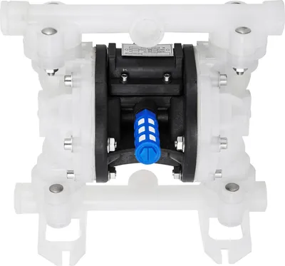 Zdjęcie produktu dla SucceBuy Pompa pneumatyczna z podwójną membraną, 7 GPM, 100 PSI, polipropylen, przyłącza wlotowe i wylotowe 1/2", sterowana pneumatycznie z uszczelnionym zaworem kulowym, maks. wysokość tłoczenia 226,4 ft, do przesyłania wody