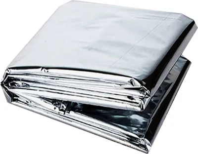 Produktbild von Survival Foil Exquisite winddichte Wärmehilfe-Rettungsdecke für den Außenbereich-Silber