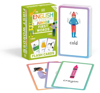 Produktbild von English for Everyone Junior First Words Flash Cards