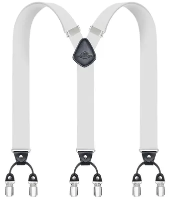 Productafbeelding van Bretels heren - 6 metalen clips - 3,5 cm - Y-rug