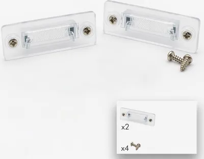 Produktbild von 2x Kennzeichenleuchte Nummernschild Set passend für VW Passat 3B Links & Rechts Johns