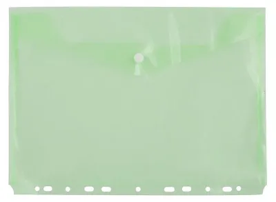 Produktbild von d.rect Umschlagmappe A4 Kunststoff grün für Ordner