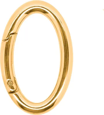 Oval Karabiner 48mm gold