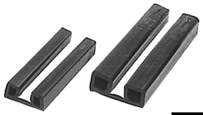 Immagine prodotto di Estremità in PVC, nero 44x18 mm, 1 pezzo