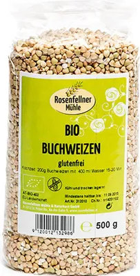 Produktbild von Buchweizen 500g - 8er Vorteilspack von Rosenfellner Mühle