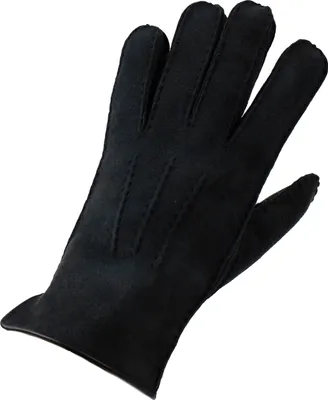 Produktbild von Handschuhe Fingerhandschuhe echtes Lammfell HDS-FING4 LUXIOR schwarz S