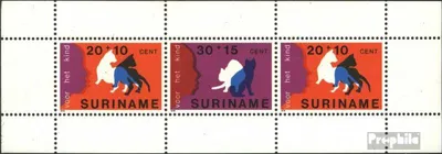 Produktbild von Briefmarken Suriname 1978 Mi Block22 (kompl.Ausg.) postfrisch Jugend