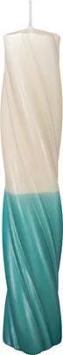 Produktbild von Kerzen Elegant Twist Seegrün-Creme 300 x Ø 60 mm, 1 Stück