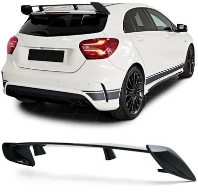 Produktbild von Dachspoiler Heckspoiler schwarz glänzend für Mercedes A Klasse W176 ab 2012