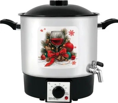 Glühweinketel Met Temperatuurregelaar 10L - RVS Glühweinkoker Met Tap Warm Water Ketel Thermostaat Oververhittingsbeveiliging Zilver Glühweinketel Met Temperatuurregelaar 10L - RVS Glühweinkoker Met Tap Warm Water Ketel Thermostaat Oververhittingsbeveiliging Zilver