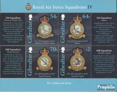 Produktbild von Briefmarken Gibraltar 2015 Mi Block122 (kompl.Ausg.) postfrisch Royal Air Force