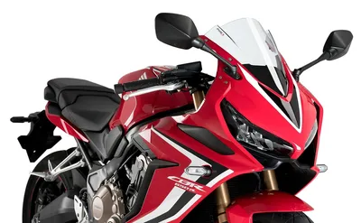 Image de Pare-brise moto Puig Racing transparent