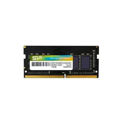 Produktbild von SILICON POWER DDR4 SODIMM RAM-Speicher 3200 MHz CL22 16 GB (SP016GBSFU320X02) Schwarz