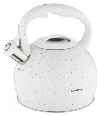 Produktbild von Pfeifkessel Aus Edelstahl 3,0L Klausberg Marmo Kb-7265