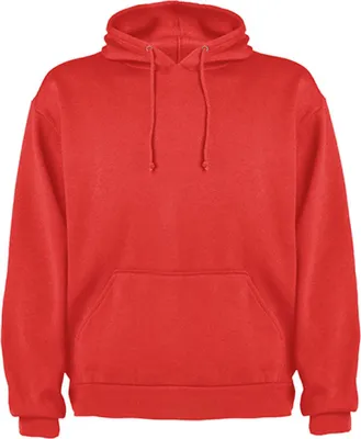 Produktbild von Roly SU1087 | Herren Sweat Capucha Hooded Sweatshirt - Farbe: Red 60 - Größe: L