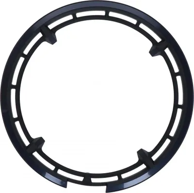 Image de SHIMANO anneau de protection de chaîne FC-T6010 - sans vis, ARGENT