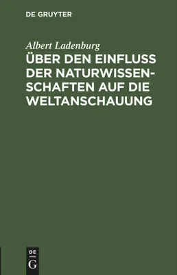 Produktbild von Über den Einfluss der Naturwissenschaften auf die Weltanschauung