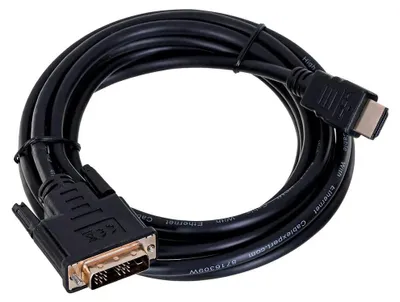 Produktbild von Gembird 3m, HDMI/DVI, M/M, 3 m, HDMI, DVI-D, Gold, Schwarz, Männlich/Männlich