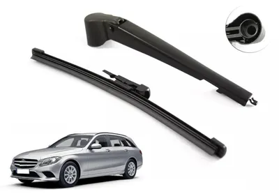 Produktbild von Komplettset für Heckscheibenwischer mit Arm und Wischerblatt, 235 mm, für MERCEDES S205, W176, W117
