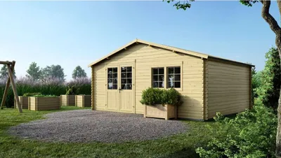 Produktbild von Gartenhaus, Gerätehaus 30m2 - 6x5m - 40mm