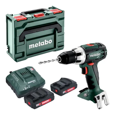 Produktbild von Metabo BS 18 LT Akku Bohrschrauber 18 V 60 Nm + 2x Akku 2,0 Ah + Ladegerät + metaBOX
