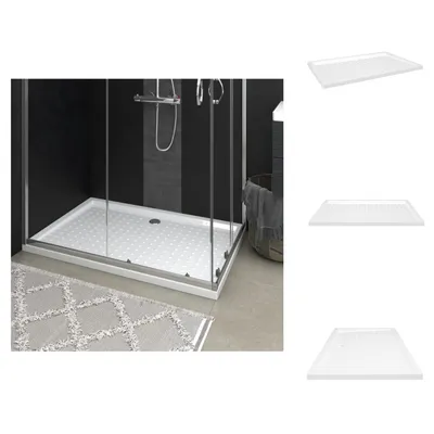 Produktbild von vidaXL Duschwanne Anti-Rutsch Weiß 80x120x4 cm ABS -  Duschwannen