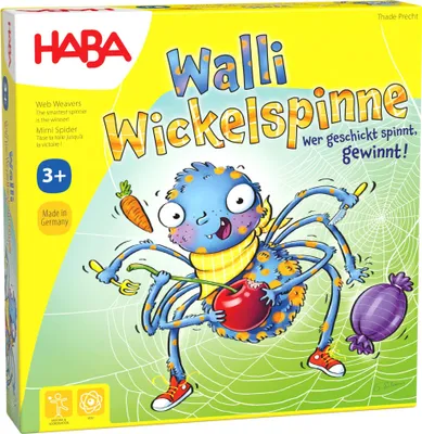 Produktbild von HABA Walli Wickelspinne, 3 Jahr(e), Mehrfarbig