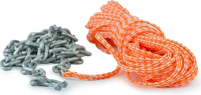 Produktbild von Ankerleine 8 mm 30 m mit 2 m Kettenvorlauf Ankerkette verzinkt mit Schäkel