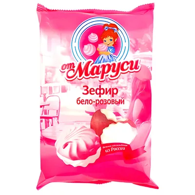 Produktbild von Schaumzuckerware Zefir mit Erdbeer-Vanillegeschmack 270g
