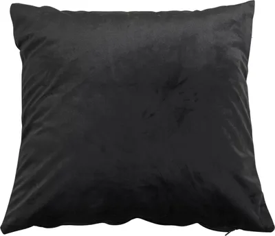 Produktbild von Kissenhülle - Anthrazit - 50 x 50 cm - Samt-Optik - mit Reißverschluss