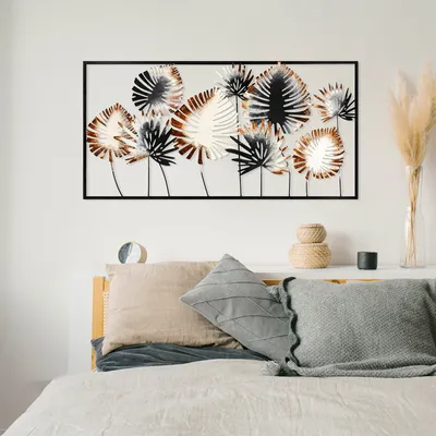Obrázek produktu pro Wallity, Yıldız 2, Dekorativní kovový doplněk na zeď, 100 % KOV, Vícebarevná, 40 x 81 cm