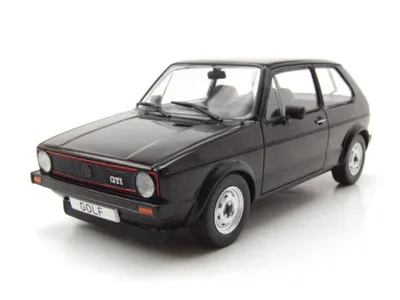 Produktbild von Whitebox 124068 VW Golf 1 GTI 1976 schwarz 1:24