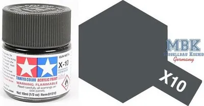 Produktbild von TAMIYA X10 X10 Gun Metall - 23ml