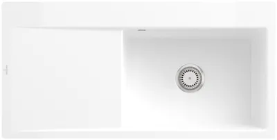 Produktbild von Villeroy & Boch Keramikspüle 33611FKG, Subway Style 60 Flat Flächenbündige Spüle - inkl.