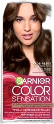 Zdjęcie produktu dla Garnier Color Sensation Krem koloryzujący do włosów 5.0 Świetlisty Jasny Brąz