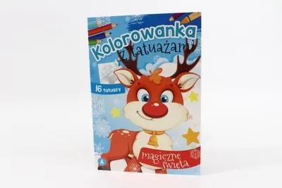 Productafbeelding van Kleurboek met tijdelijke tatoeages, Magische Kerst, 73034