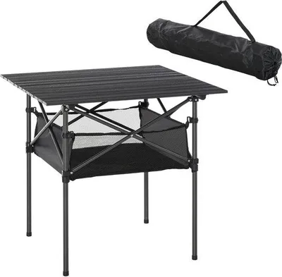 Immagine prodotto di Tavolo da campeggio pieghevole Nettas - Tavolo da picnic portatile per giardino, balconi e feste - 70 x 70 x 69 cm