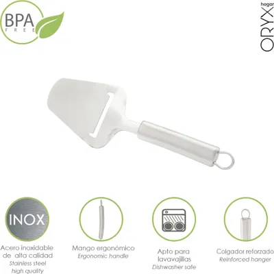 Image de Coupe-fromage en acier inoxydable, 8 x 23 (H) cm.