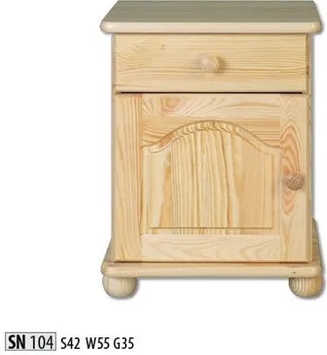 Produktbild von massiv Nachttisch Holz Nachttische Tisch Konsolen Konsolen Kommode Landhaus Stil