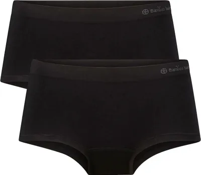 Produktbild von Bamboo Basics Nahtloser Hipster Sophie - Black - 2-Pack, Farbe:Black, Größe:L
