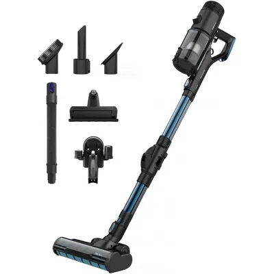 Produktbild von Cecotec Conga Rockstar 990 X-Treme ErgoFlex, 3-in-1 Stabstaubsauger, Beutellos, Schwarz, Blau, 0,7 l, Trocken, Zyklonal